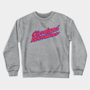 Cleveland Tennessee - Swoosh Crewneck Sweatshirt